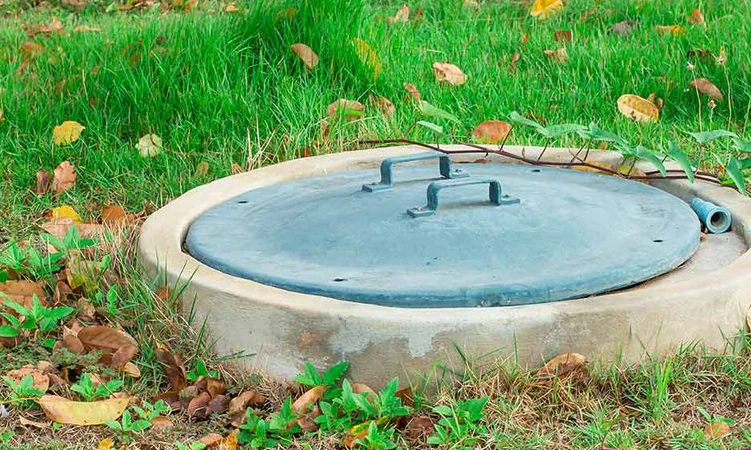 installed septic tank